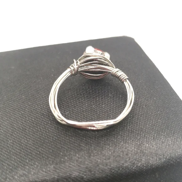 Handmade wire wrap ring 🔥🧱 - Picture 5 of 5